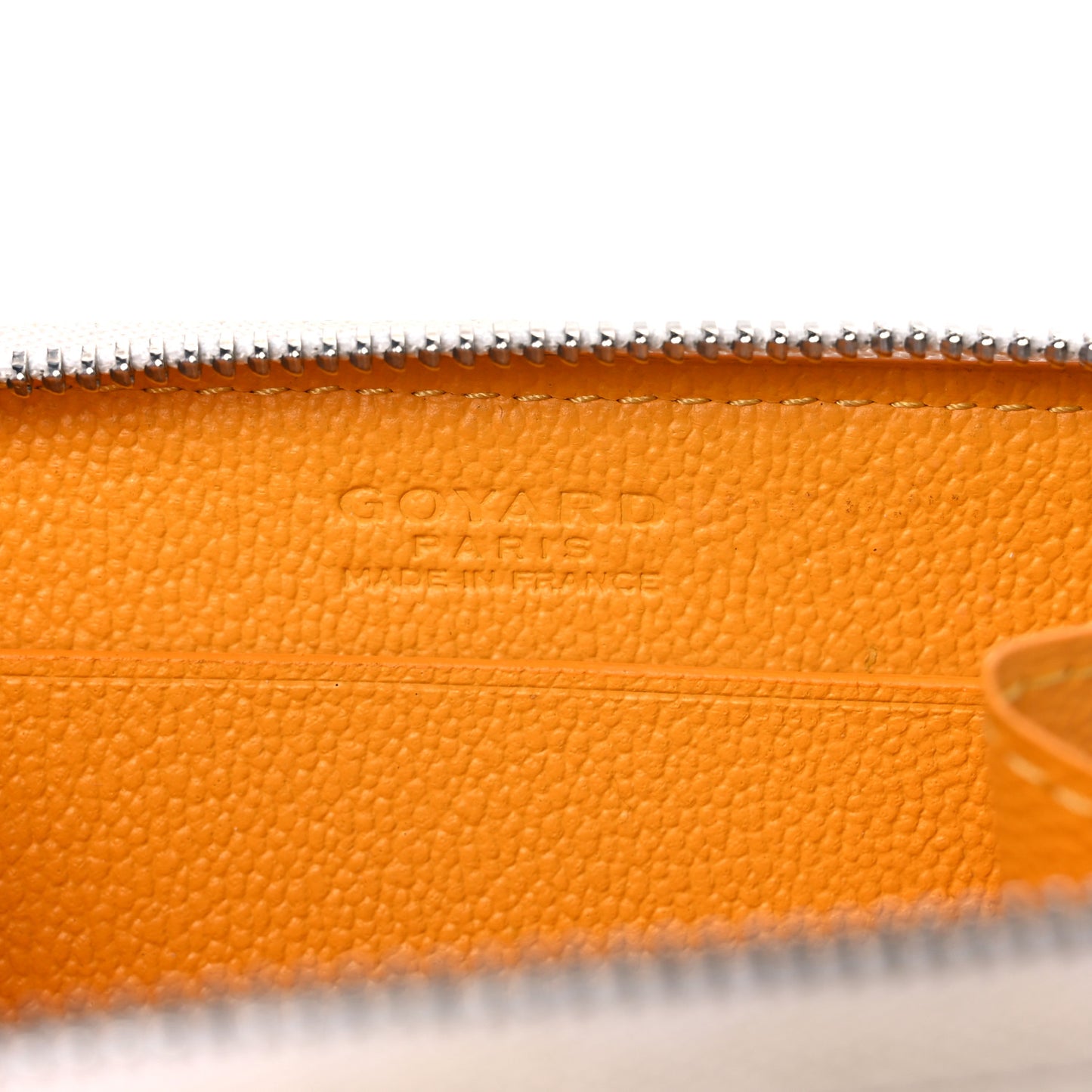 Goyardine Compact Wallet White