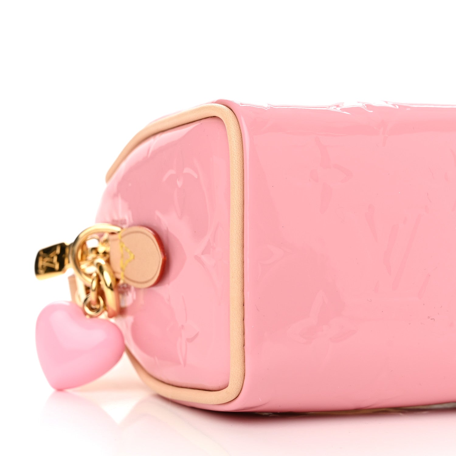 Louis Vuitton Vernis Monogram Nano Speedy Mochi Pink 7 of 8