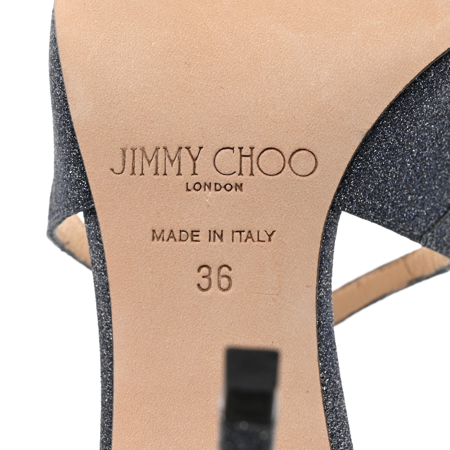 Glitter Lang Sandals 36 Navy
