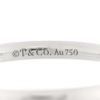 Tiffany 18K White Gold T Wire Ring 54 6.75 4 of 5