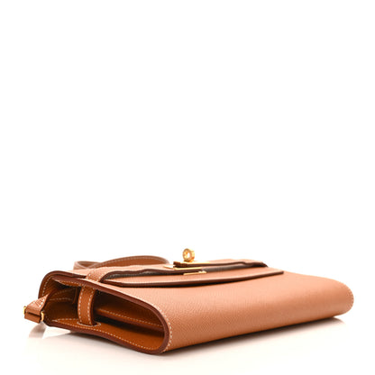 Hermes Epsom Kelly Wallet To Go Gold 3 of 7