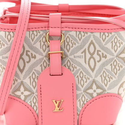 Louis Vuitton Jacquard Since 1854 Noe Purse Ecru Beige Pink 8 of 10