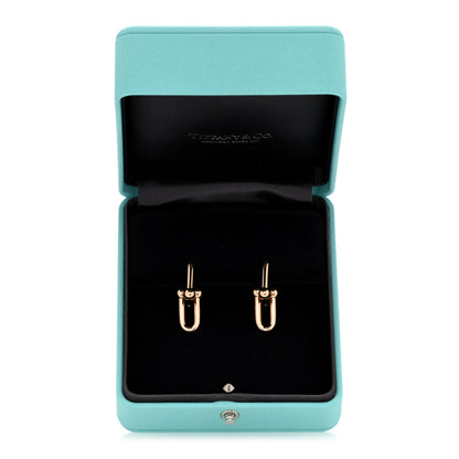 Tiffany 18K Rose Gold Medium HardWear Link Earrings 5 of 5