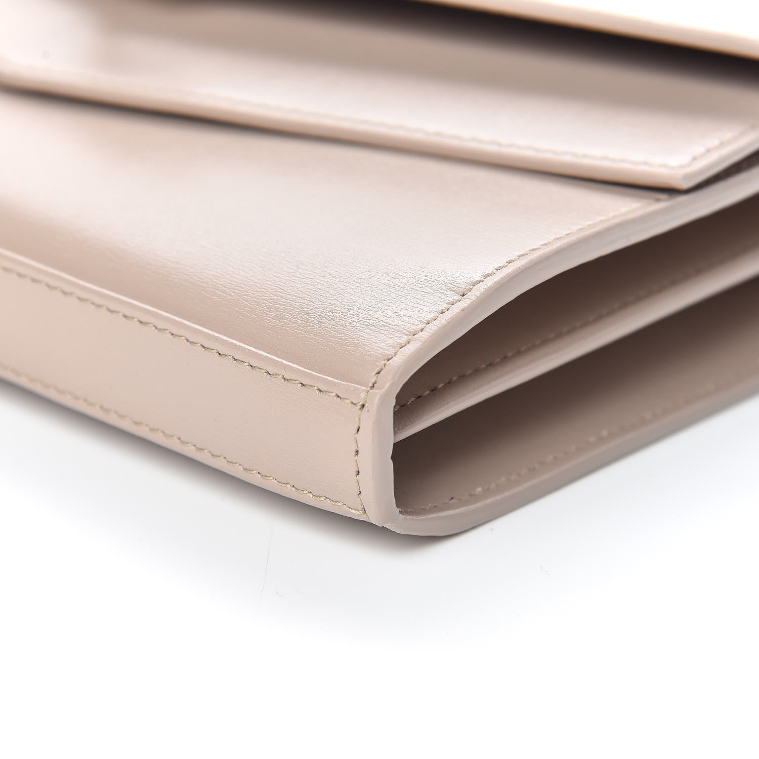 Saint Laurent Smooth Calfskin Monogram Sulpice Chain Wallet Nude 9 of 10