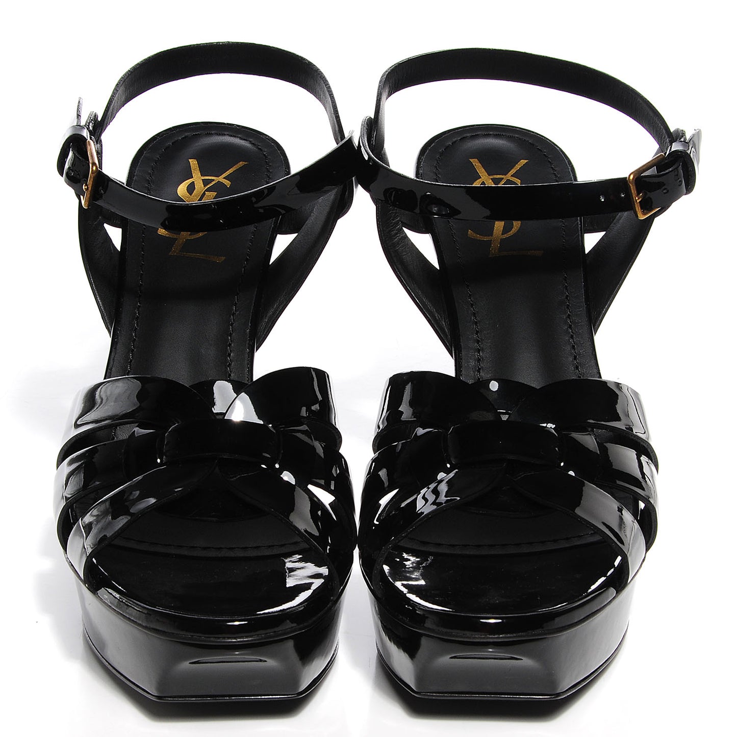 Patent Tribute 75 Platform Sandals 39 Black