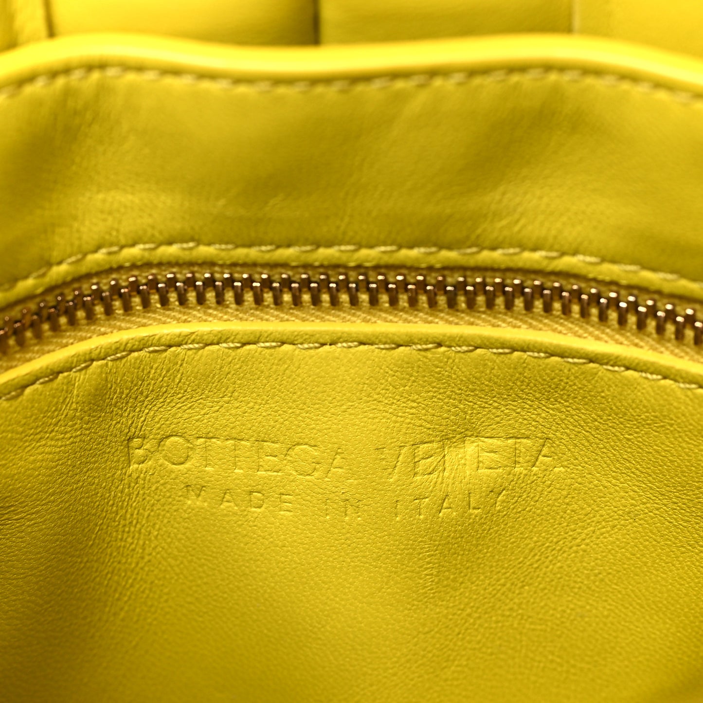 Nappa Maxi Intreccio Padded Cassette Crossbody Bag Buttercup