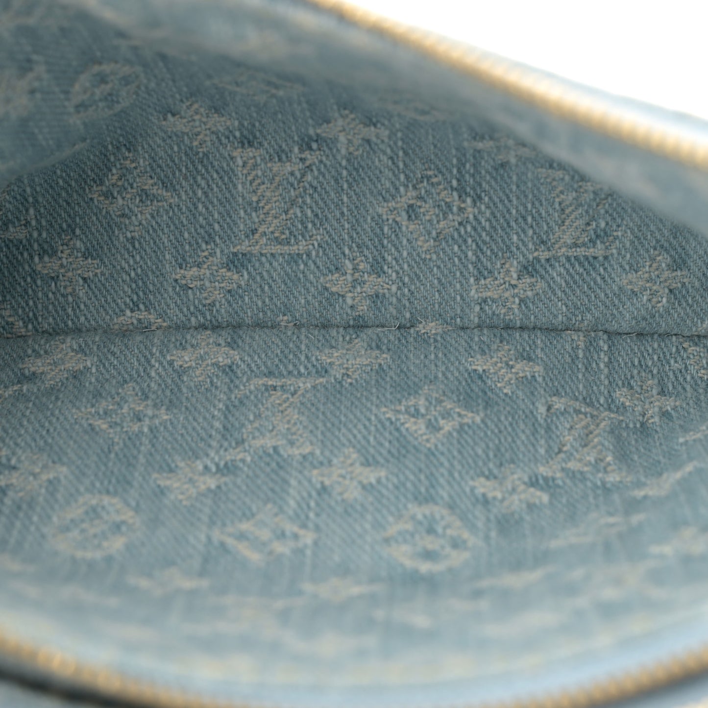 Monogram Denim Liv Pochette Sky Blue