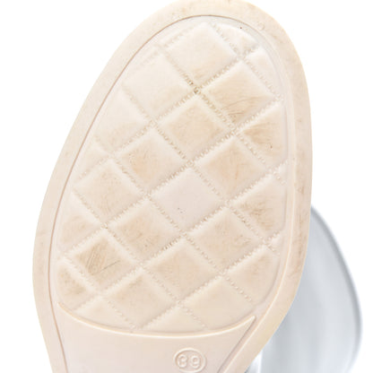 Chanel Rubber Camellia Rain Boots 39 Black 12 of 14