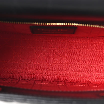 Christian Dior Lambskin Cannage Small My ABCDior Lady Dior Black 5 of 10