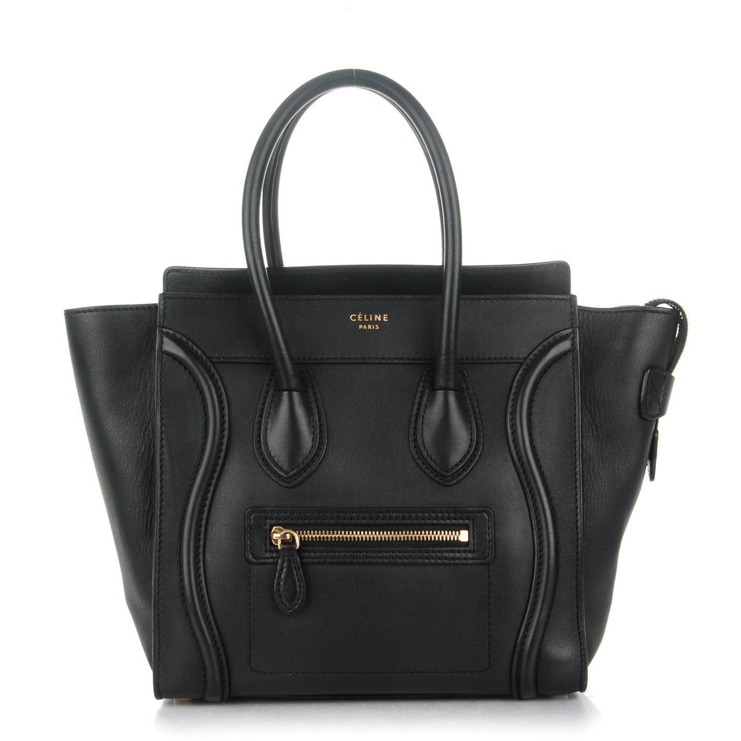 Smooth Calfskin Micro Luggage Black