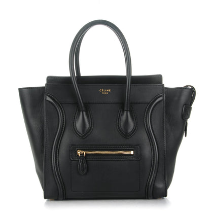 Celine Smooth Calfskin Micro Luggage Black 1 of 9
