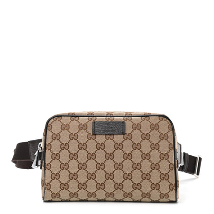 Gucci Monogram Belt Bag Dark Brown 1 of 10