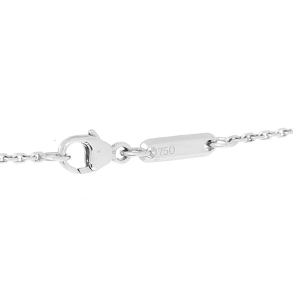 Chopard 18K White Rose Gold Happy Diamond Heart Drop Necklace 5 of 6
