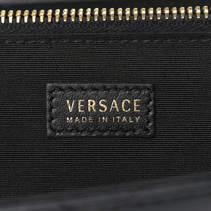 Versace Lambskin Quilted Medusa Wallet On Chain Crossbody Black 6 of 11