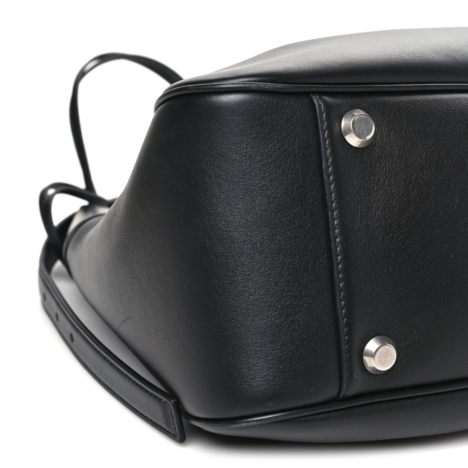 Balenciaga Smooth Calfskin Medium Bel Air Shoulder Bag Black 7 of 8