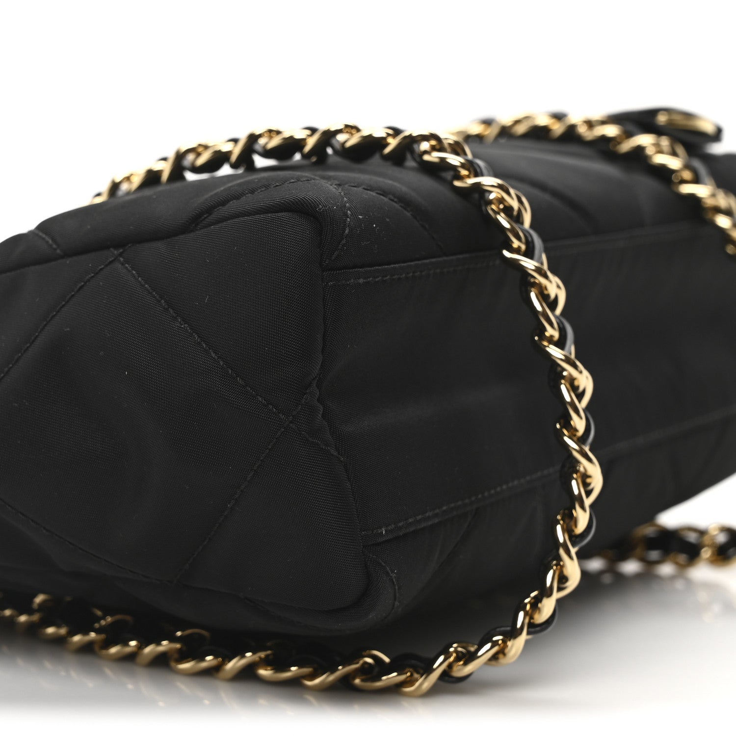 Prada Re-Nylon Saffiano Stitched Re-Edition 1995 Shoulder Bag Black 9 of 10