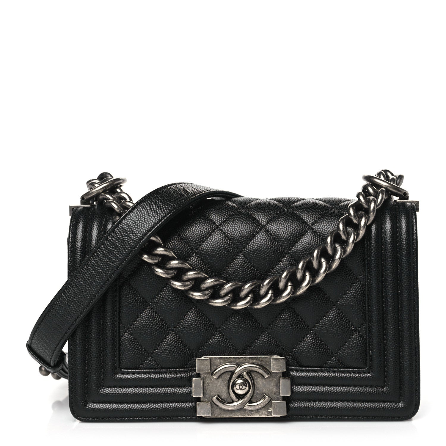Chanel Caviar Quilted Small Boy Flap Black 1 of 10