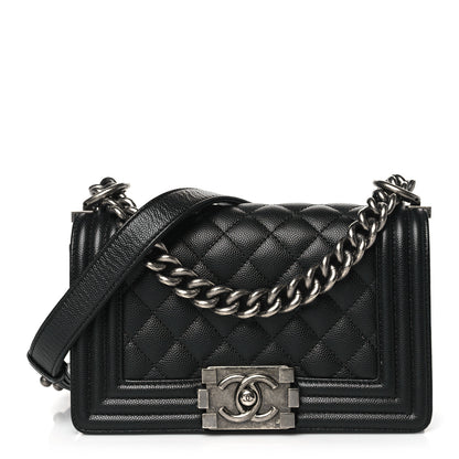 Chanel Caviar Quilted Small Boy Flap Black 1 of 10