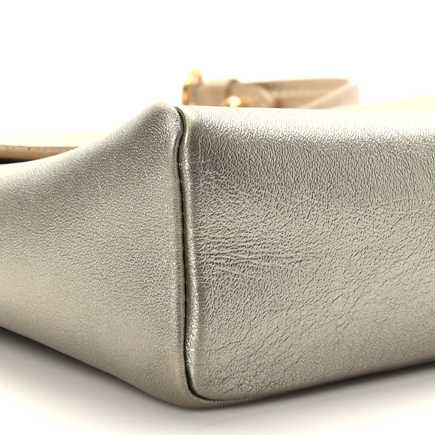 Louis Vuitton Metallic Calfskin Love Note Gold Silver 7 of 8