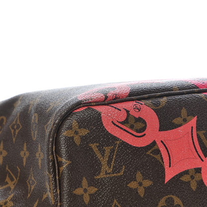 Louis Vuitton Monogram Bay Neverfull MM Rose Ballerine Poppy 10 of 11
