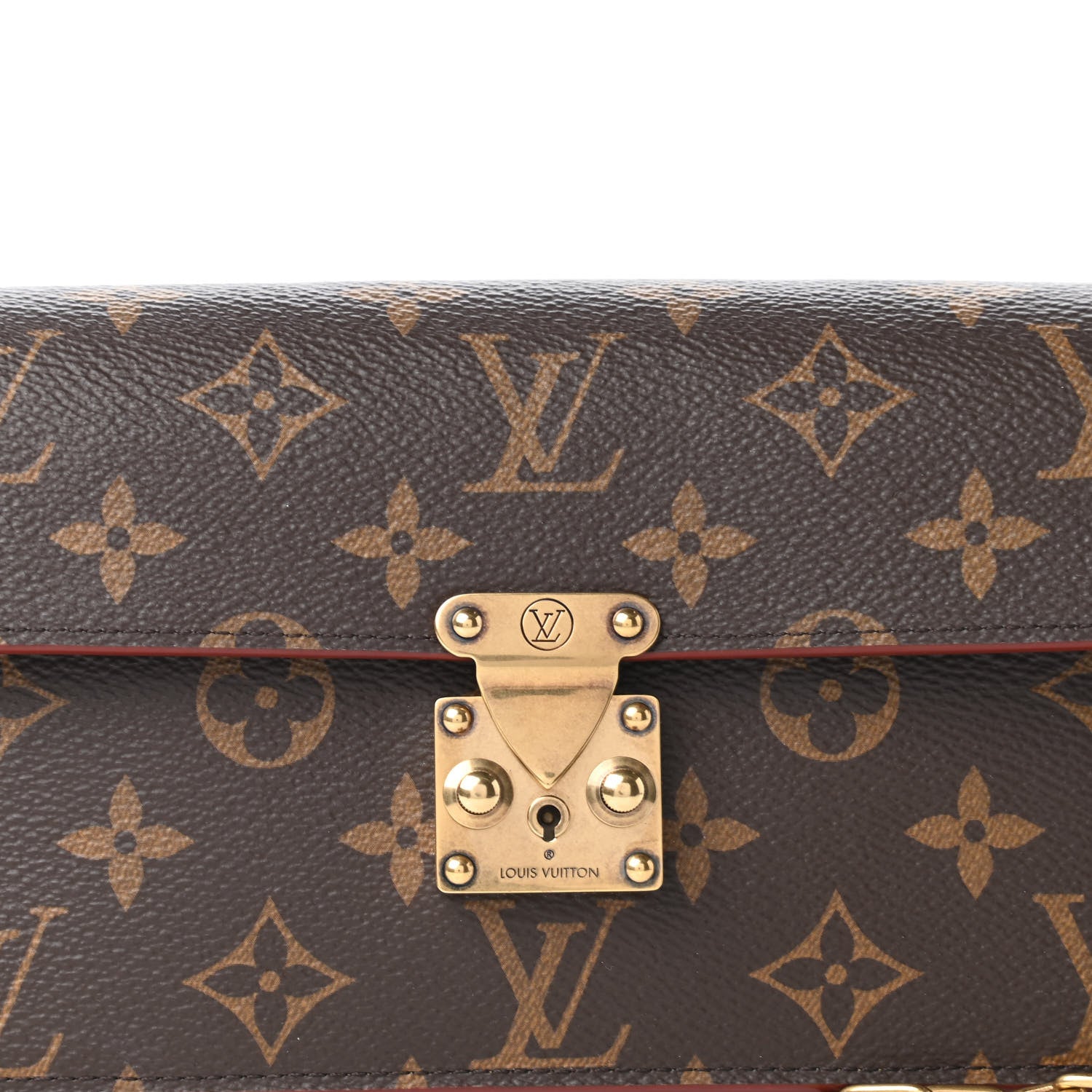 Louis Vuitton Monogram S Lock Belt Pouch MM 11 of 11