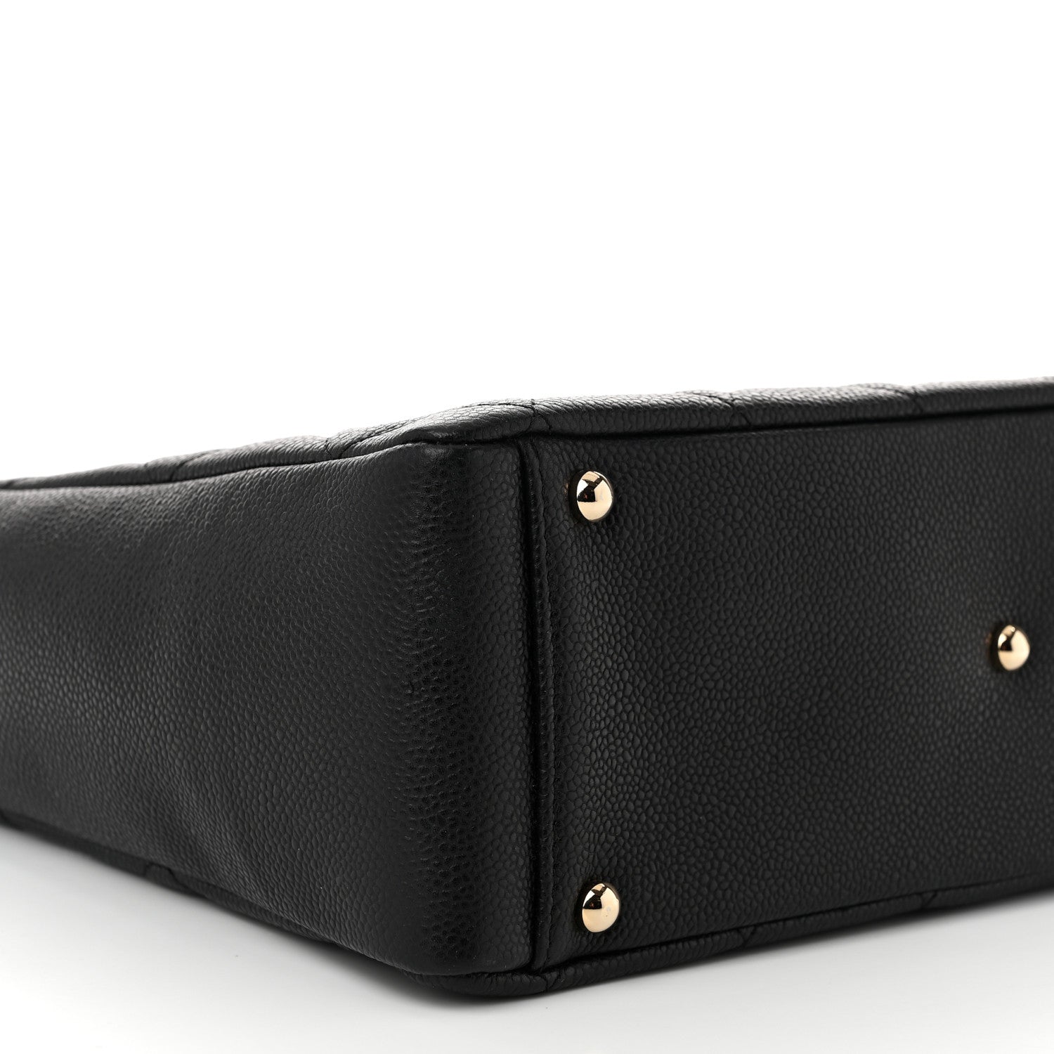 Chanel Caviar Quilted Small Shopping Tote Black 9 of 11