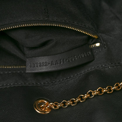 Fendi Vitello Grace King Karligraphy Chain Bucket Bag Black Bisquit 8 of 11