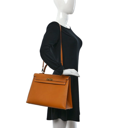 Hermes Ardennes Kelly Sellier 35 Naturelle 2 of 9