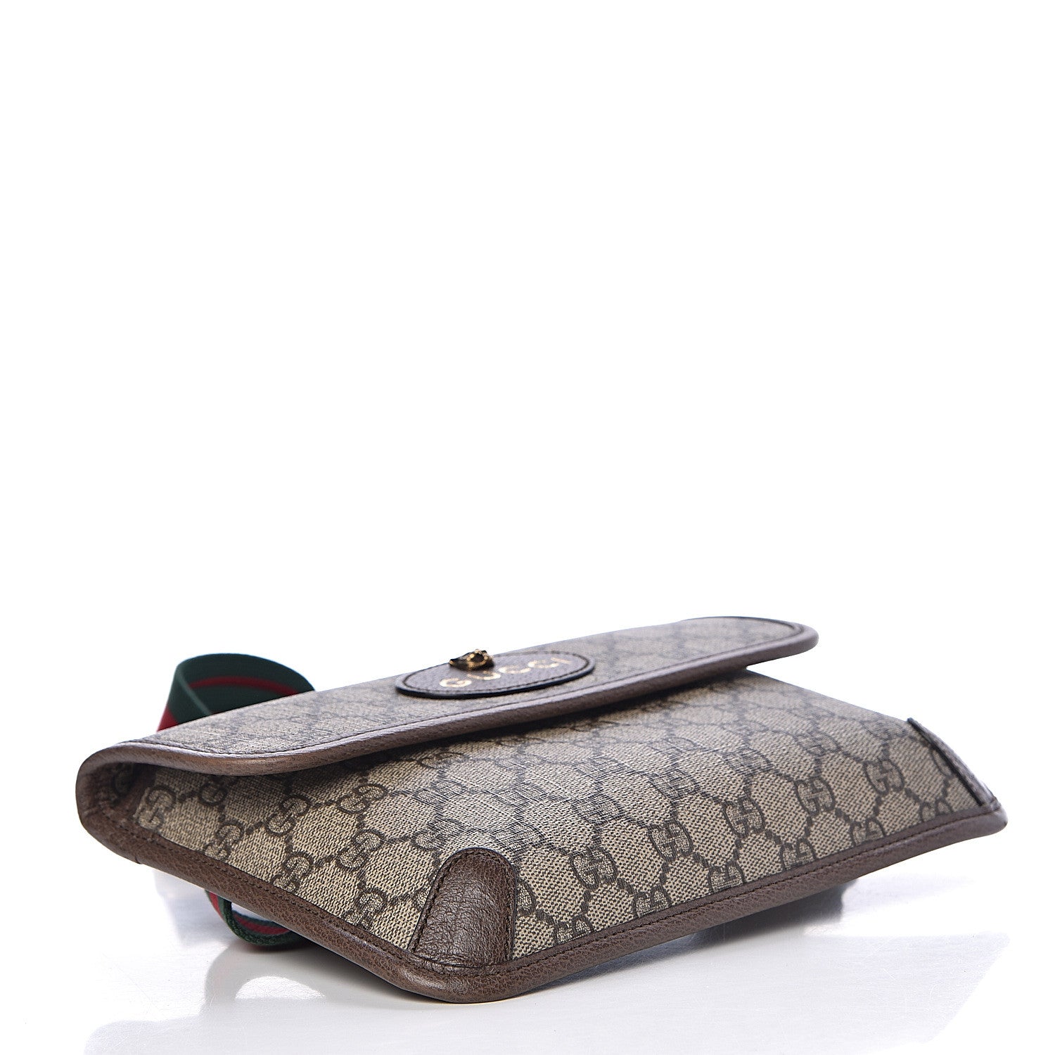 Gucci GG Supreme Monogram Neo Vintage Web Belt Bag Brown 4 of 11