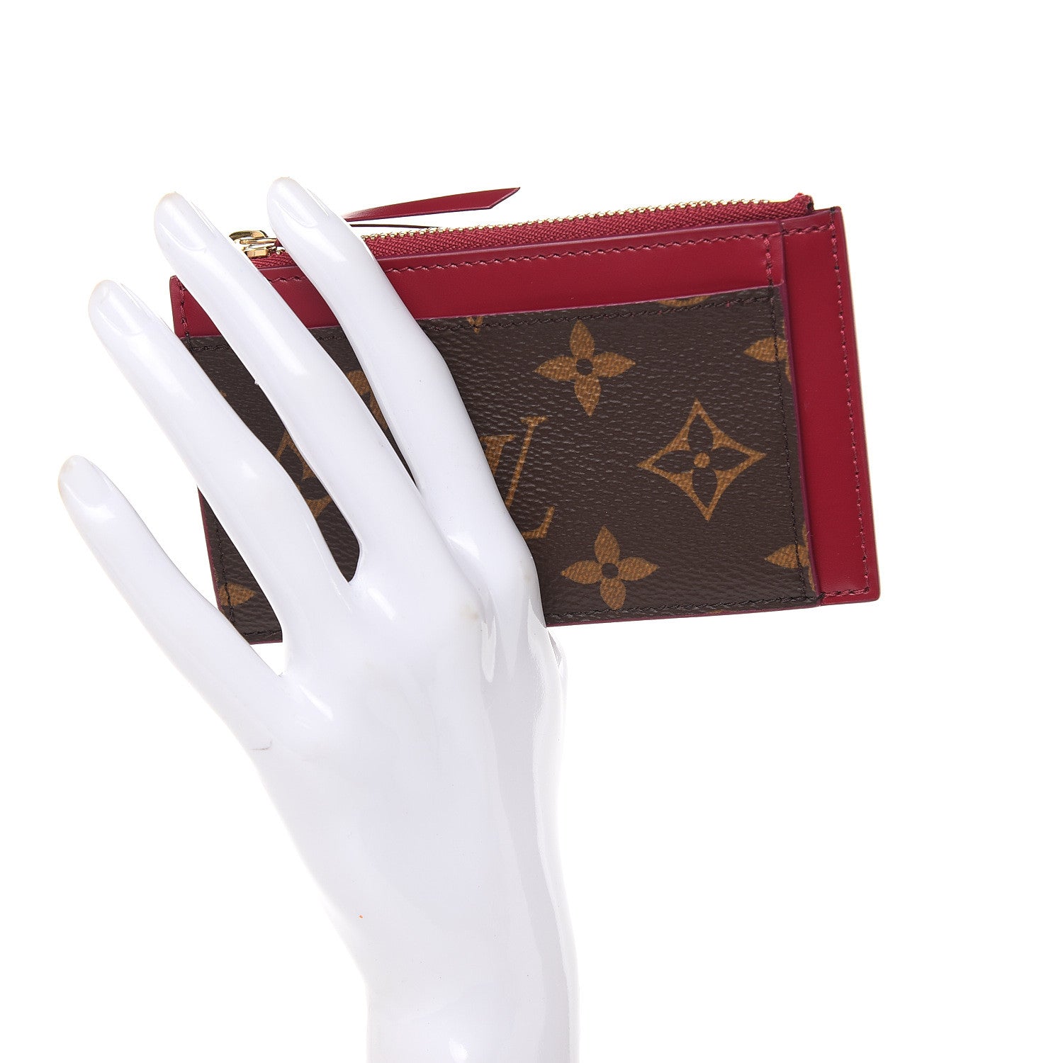 Louis Vuitton Monogram Zipped Card Holder Fuchsia 2 of 6