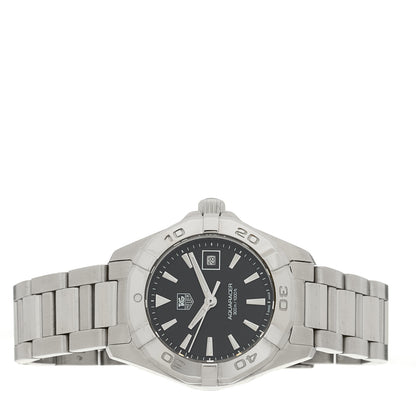 Tag Heuer Stainless Steel 27mm Aquaracer Lady Quartz Watch Black WAY1410 2 of 4