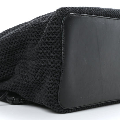 Chanel Cotton Net CC Tote Black 10 of 13