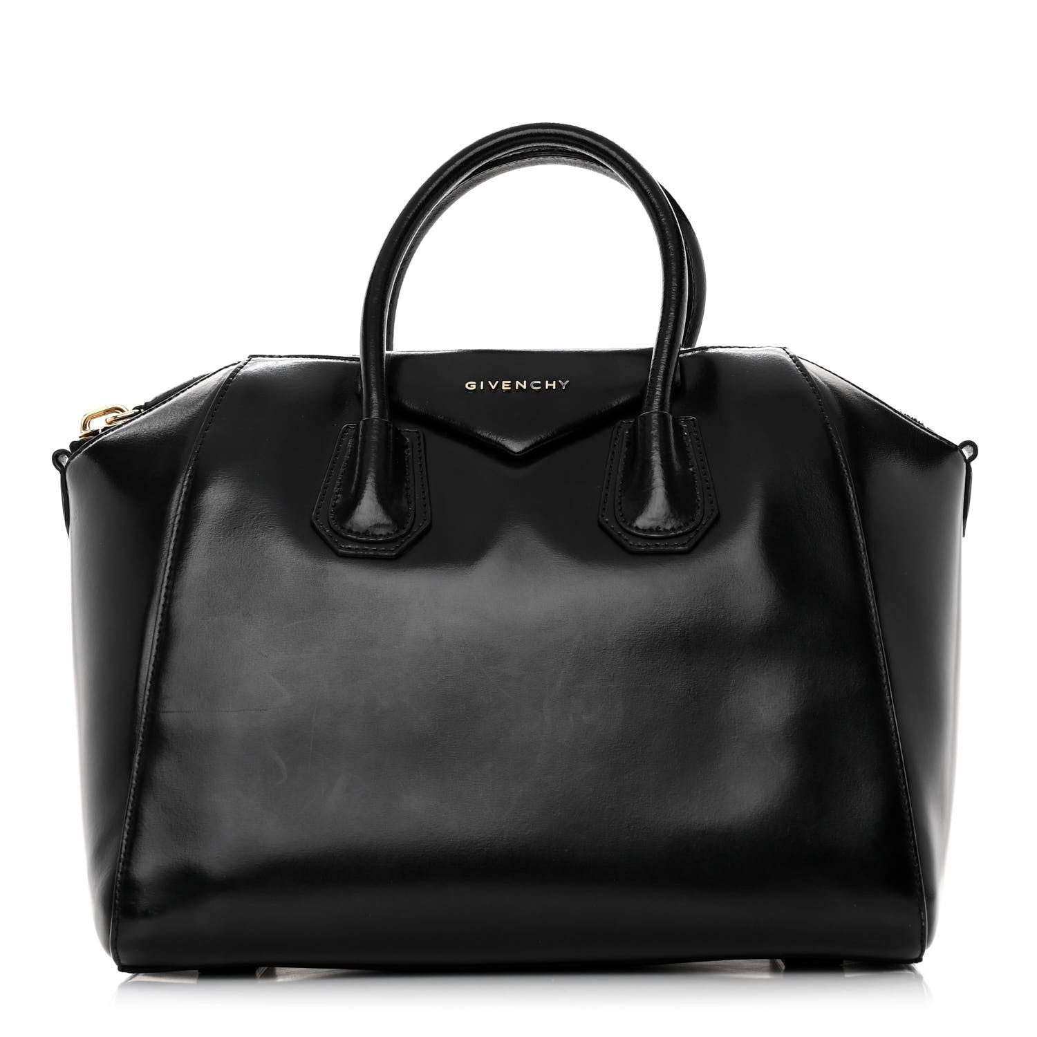Givenchy Shiny Lord Calfskin Medium Antigona Black 1 of 18