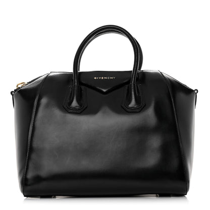 Givenchy Shiny Lord Calfskin Medium Antigona Black 1 of 18