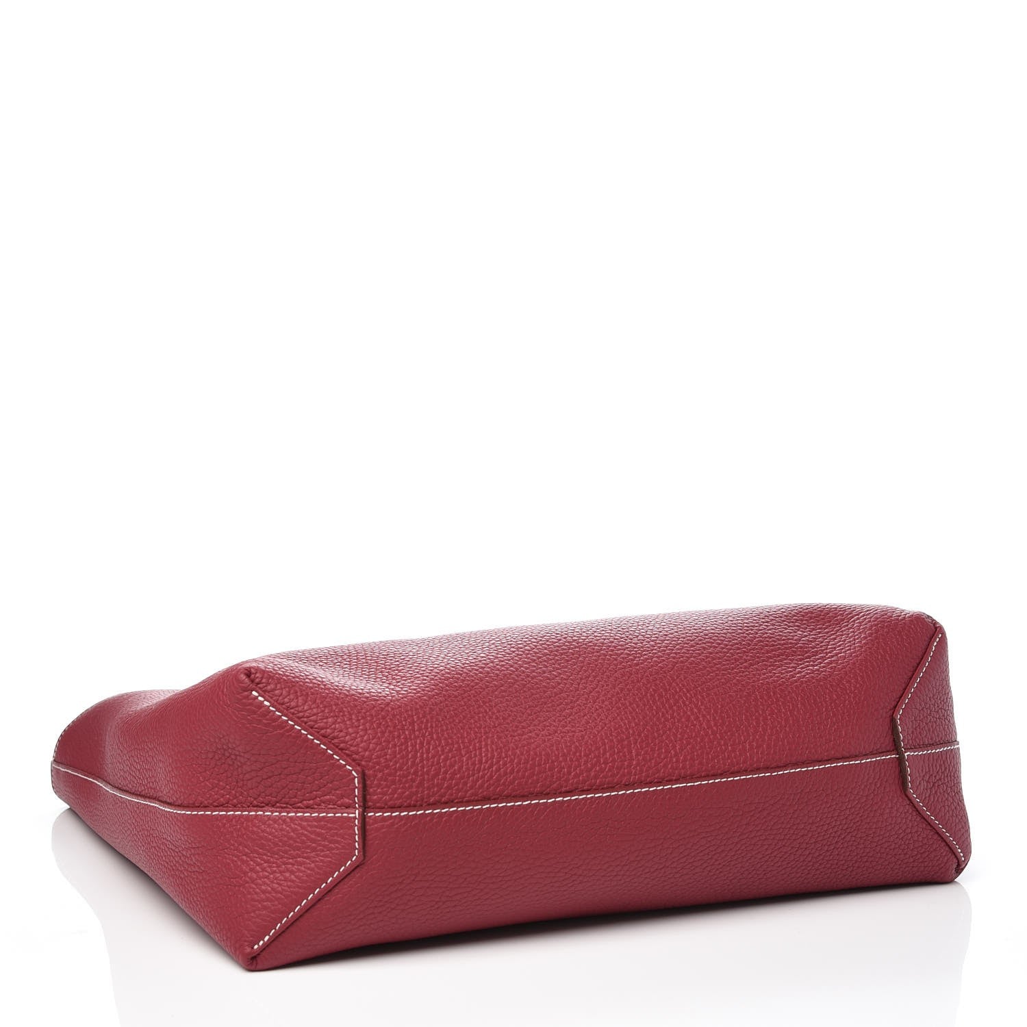 Hermes Taurillon Clemence Double Sens 45 Reversible Tote Rubis Bougainvillea 8 of 12