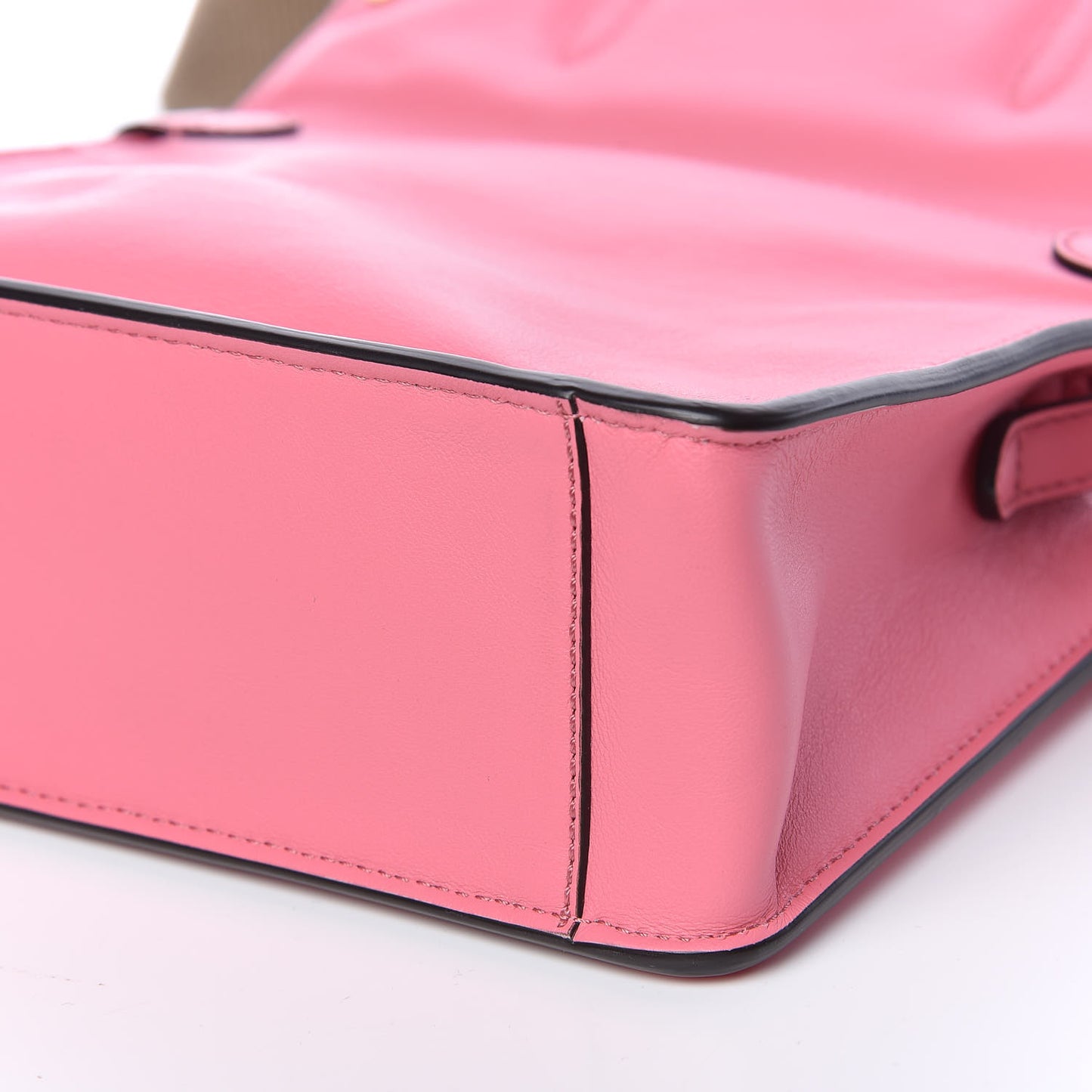 Vitello Grace Matte Small Flip Tote Pink