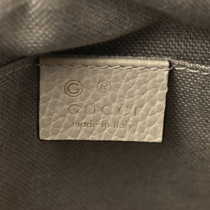 Gucci Monogram Dollar Calfskin Mini Bree Messenger Bag Beige Ebony Avoire 6 of 6