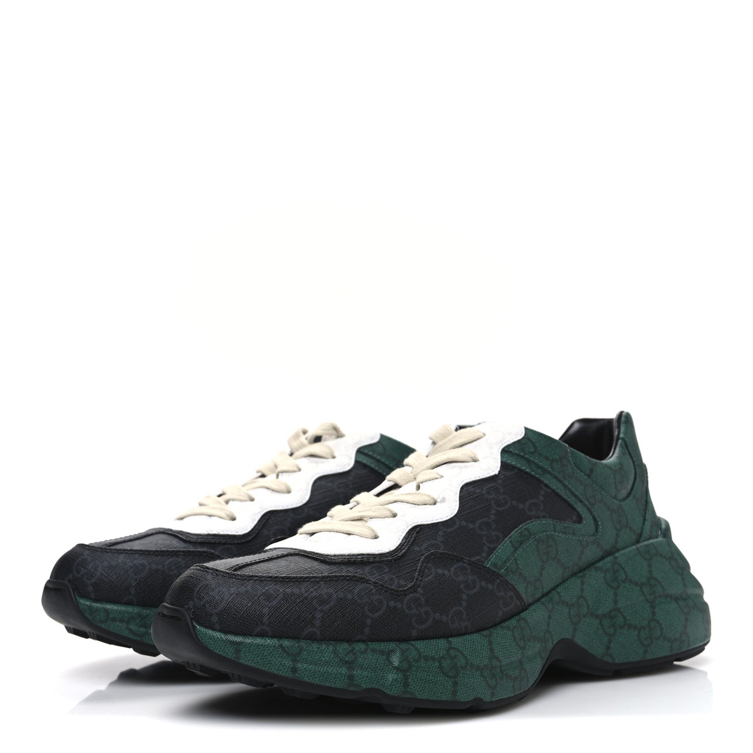 adidas gazelle silver green womens Gucci GG Supreme Monogram Mens Rhyton Sneakers 8.5 Black Green 1834744 –  FASHIONPHILE