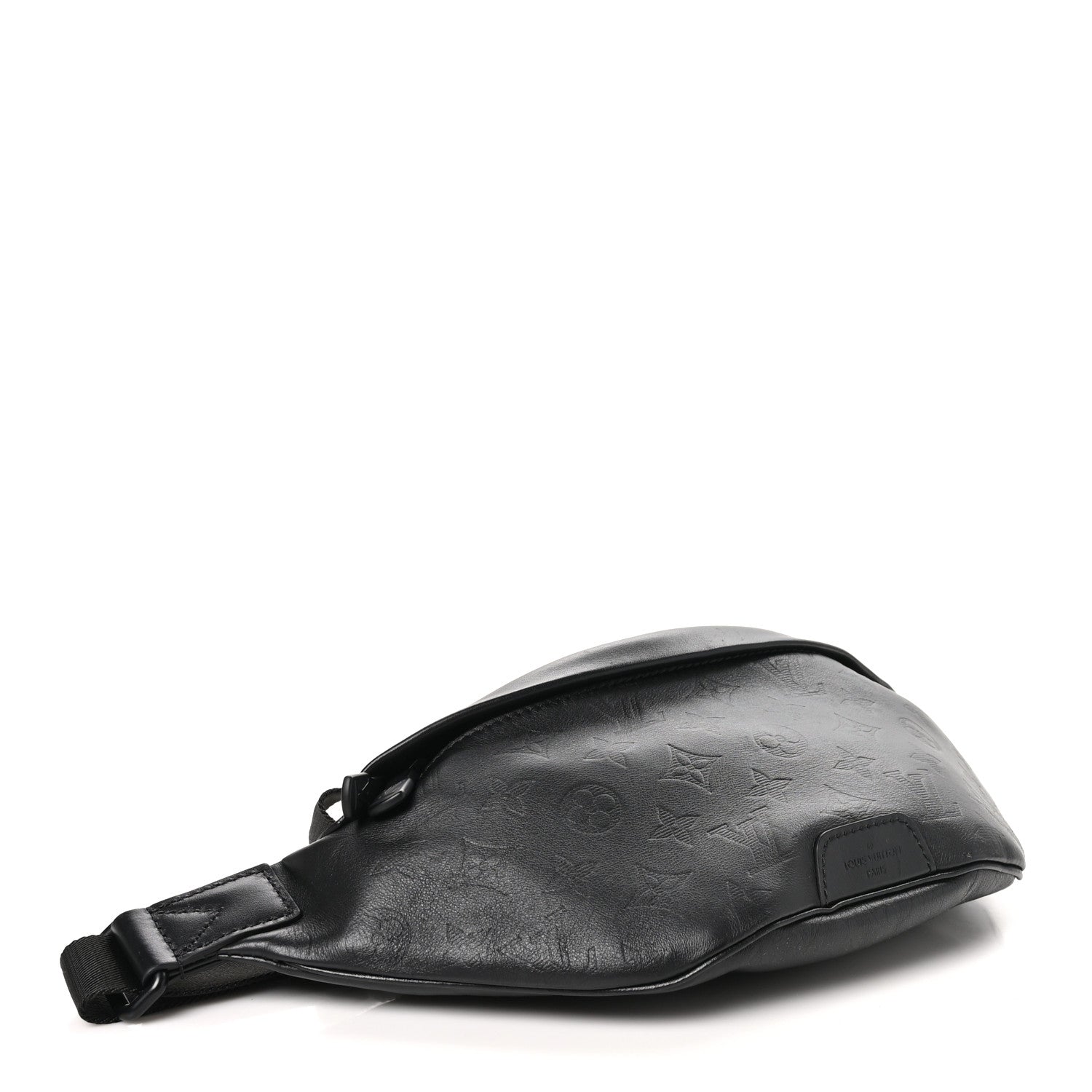 Louis Vuitton Calfskin Monogram Shadow Discovery Bumbag Black 4 of 9