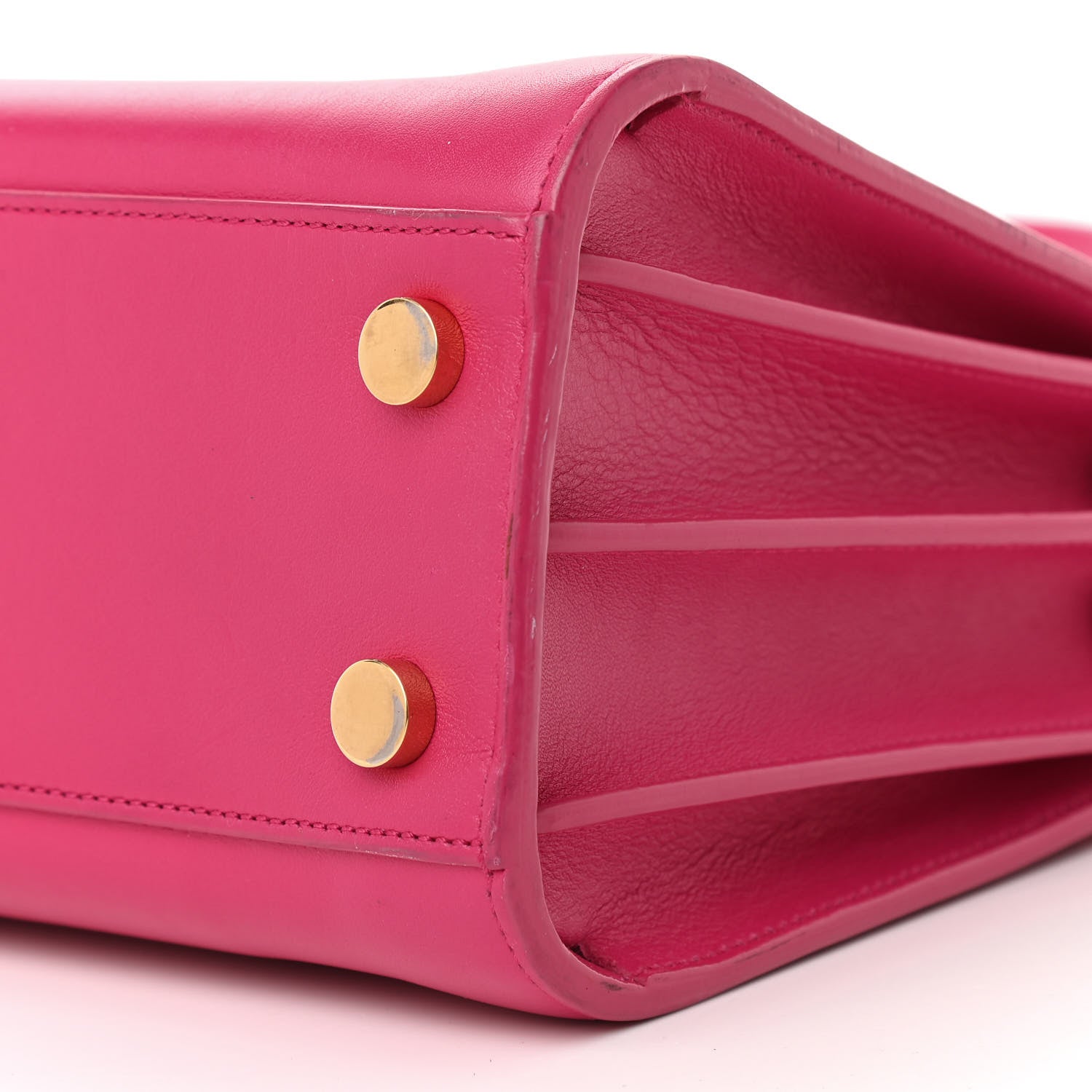 Saint Laurent Calfskin Nano Sac De Jour Lipstick Fuchsia 9 of 10