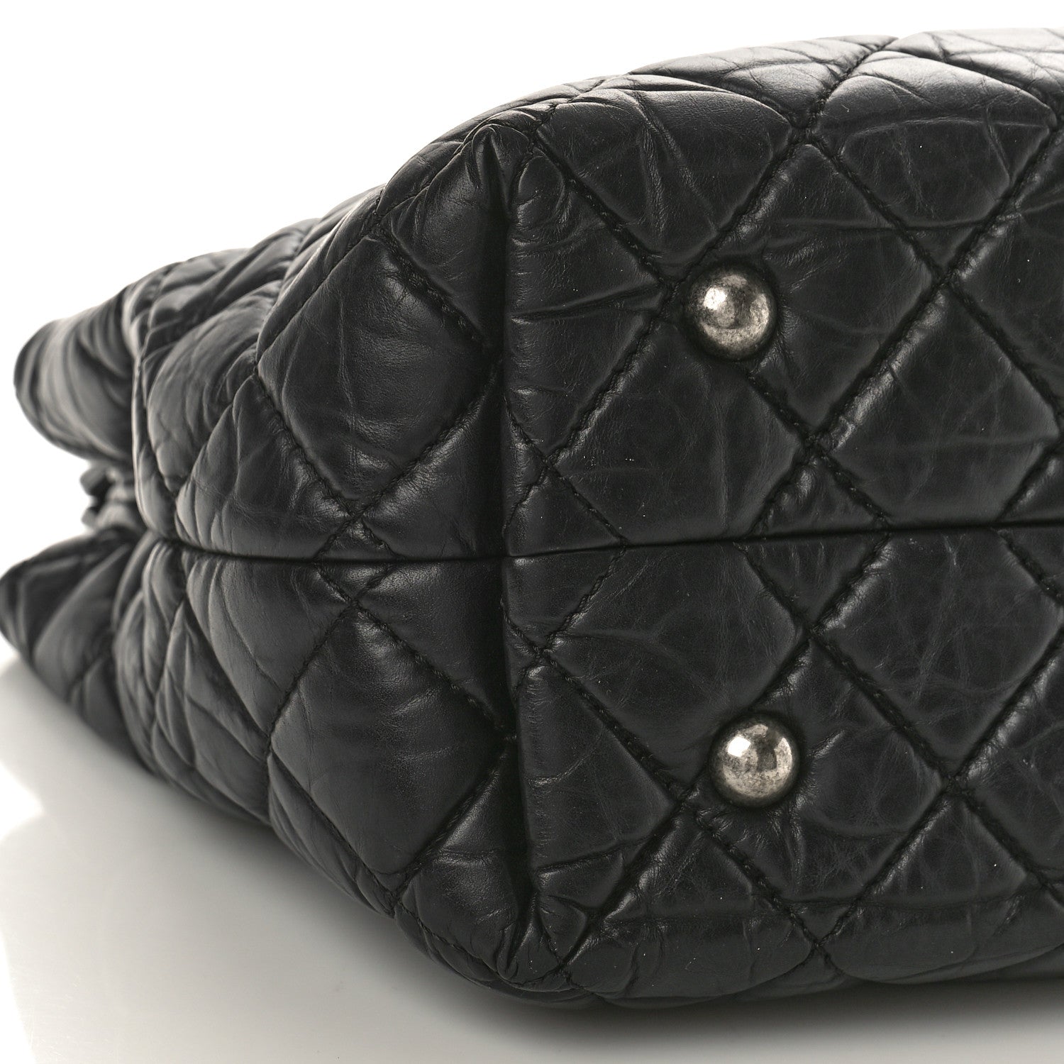 Chanel Aged Calfskin Quilted Reissue 2.55 Tote Black 7 of 8