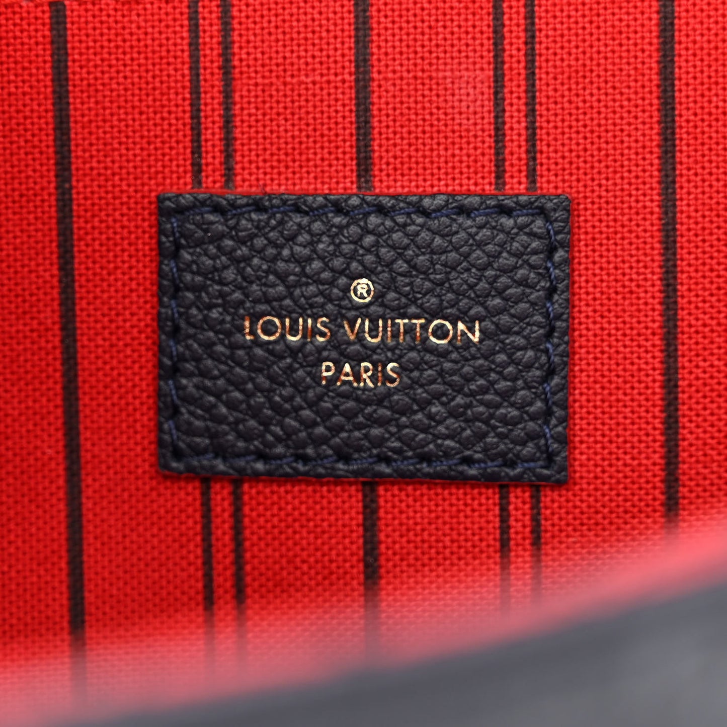Empreinte Pochette Metis Marine Rouge