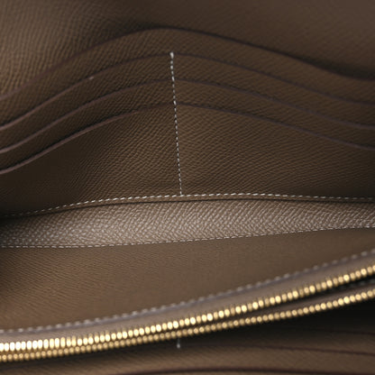 Hermes Epsom Kelly Longue Wallet Etoupe 6 of 13