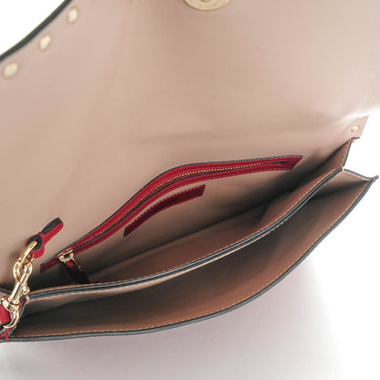 Valentino Garavani Nappa Rockstud Wristlet Clutch Rubin 5 of 7