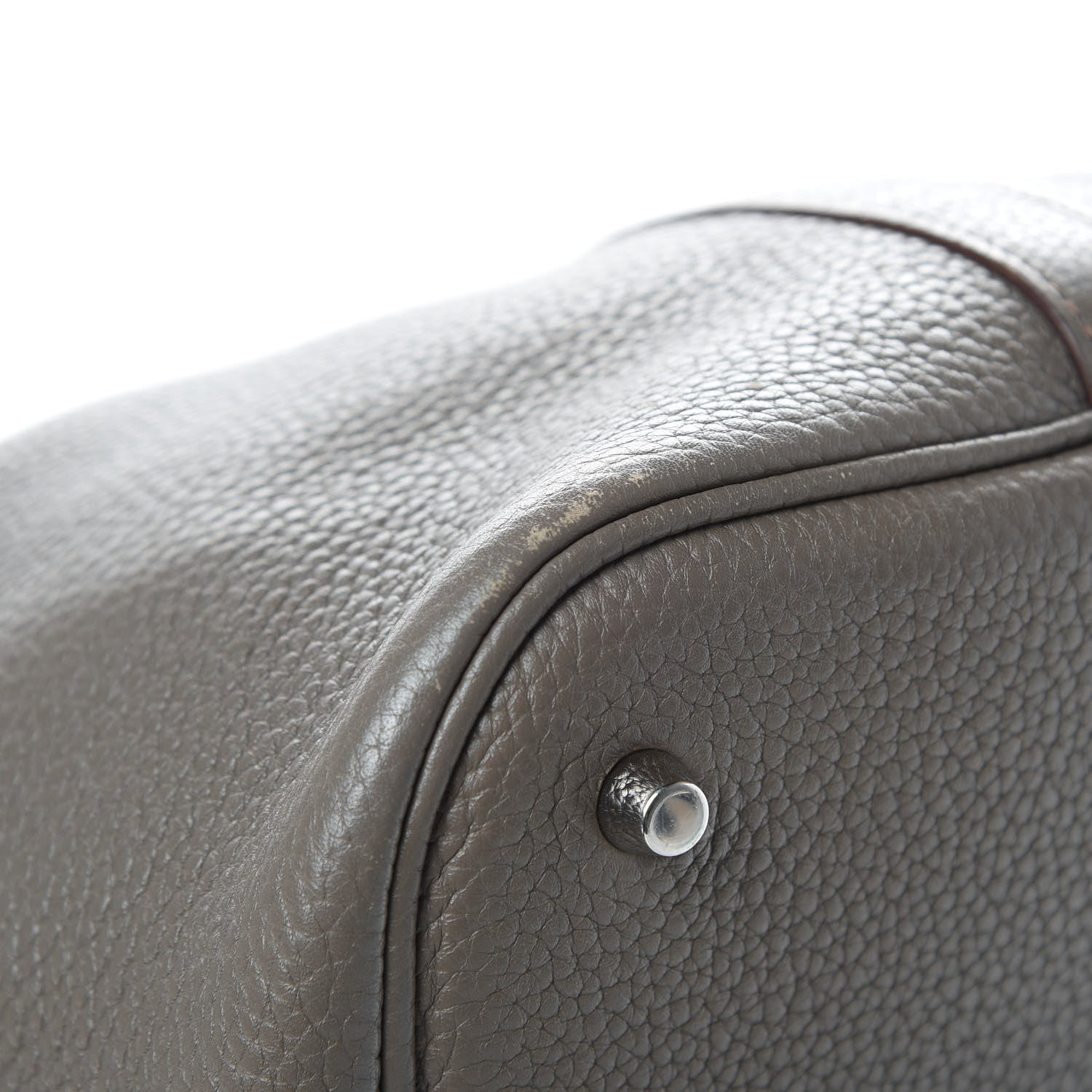 Hermes Taurillon Clemence Picotin Lock 26 GM Etain 9 of 15