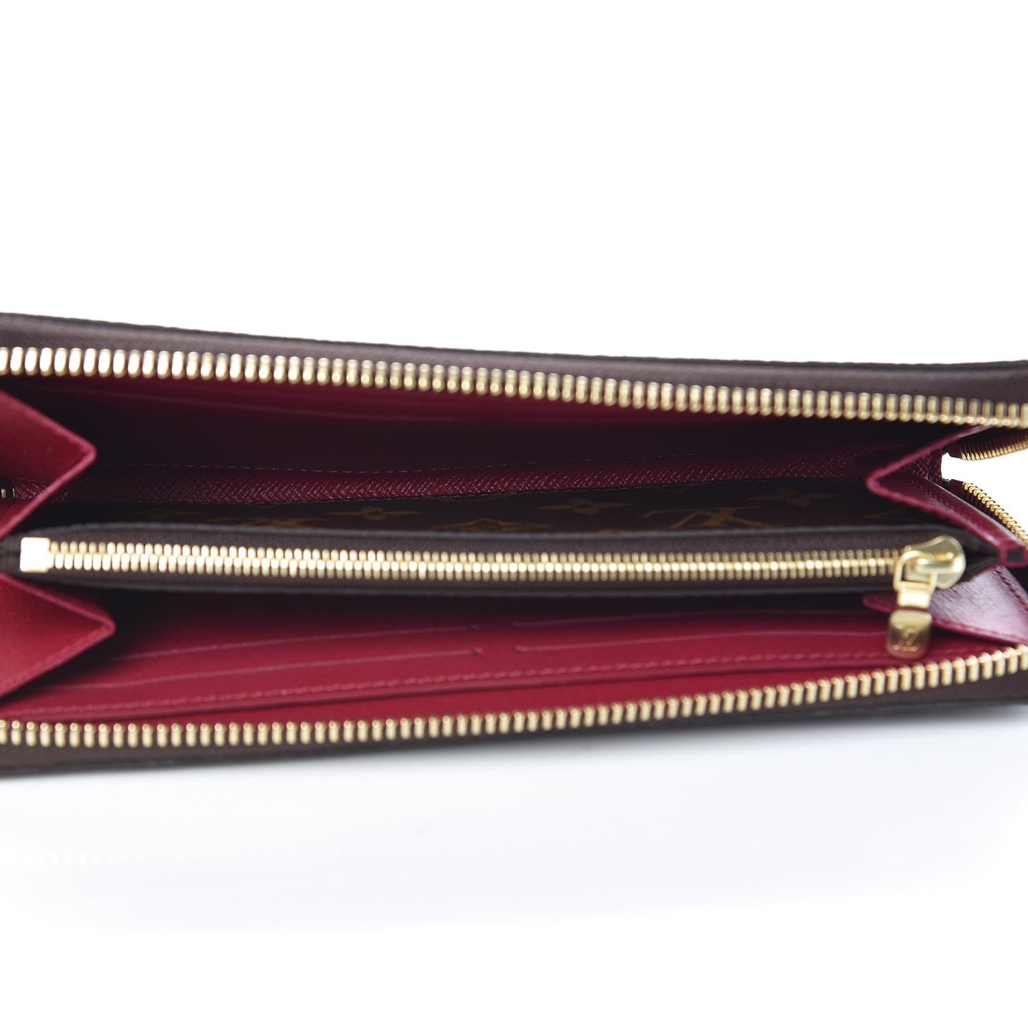 Louis Vuitton Monogram Clemence Wallet Fuchsia 5 of 8