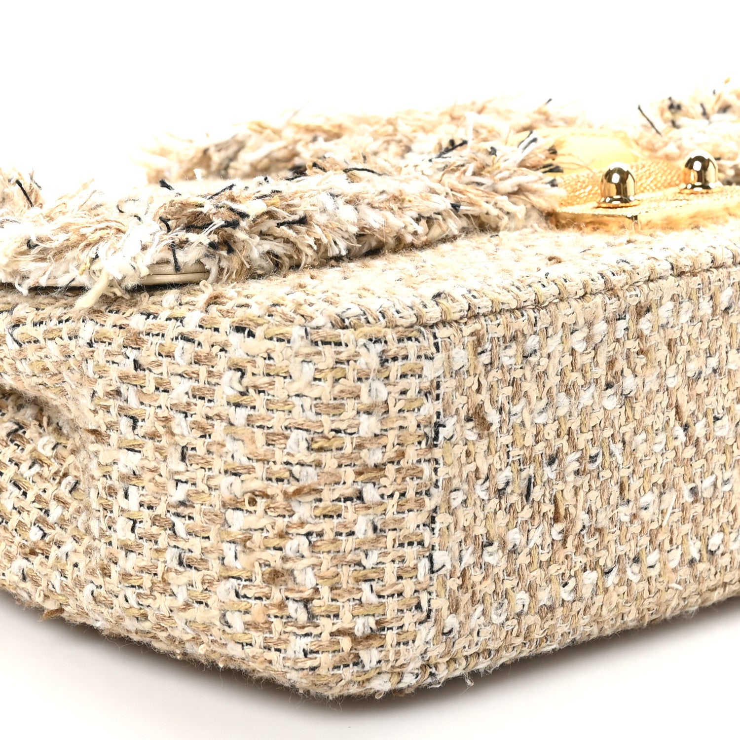 Christian Dior Tweed Medium Miss Dior Flap Beige 8 of 9