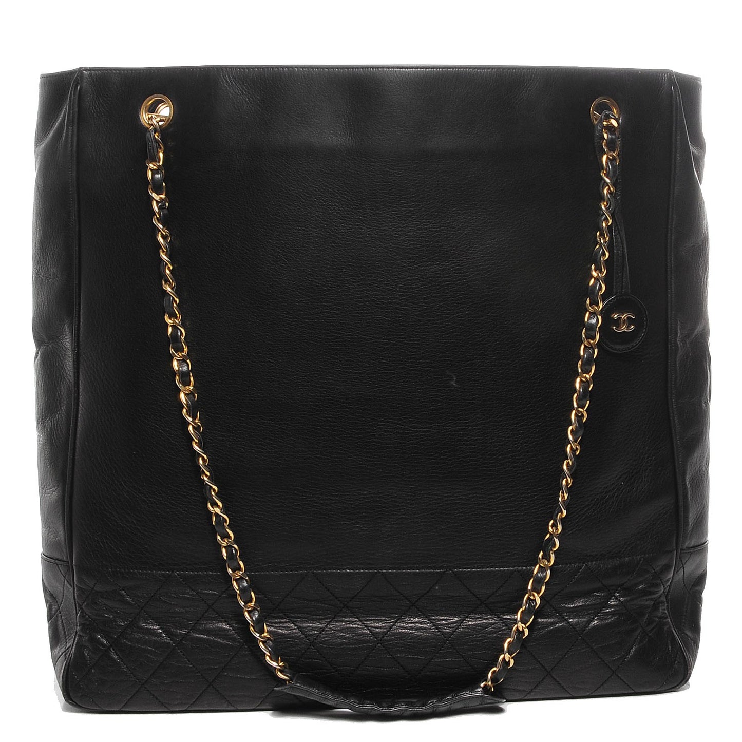 Lambskin Shoulder Bag Black