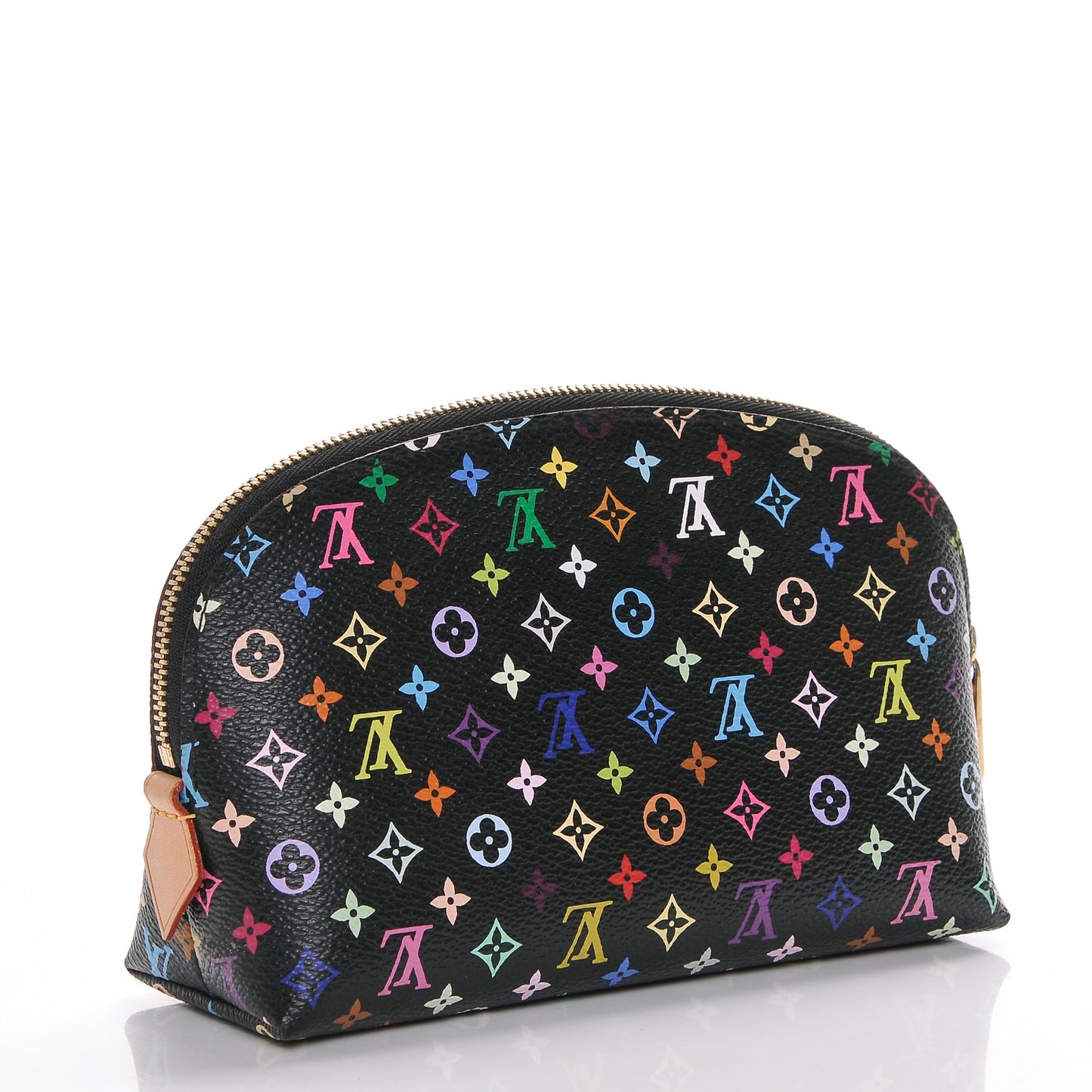 Monogram Multicolor Cosmetic Pouch Black Grenade