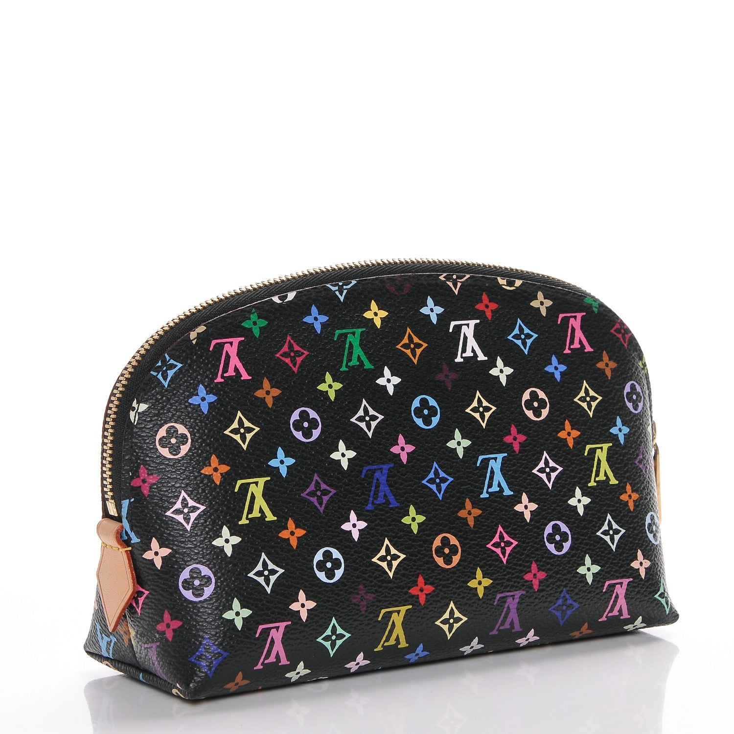 Louis Vuitton Monogram Multicolor Cosmetic Pouch Black Grenade 3 of 6